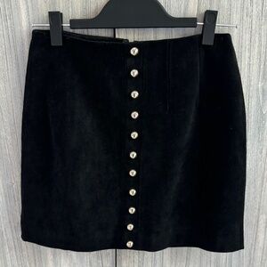 X by NBD suede mini skirt